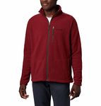 Columbia Men's Fast Trek II Full Zip Fleece Jacket (AM3039_Red Jasper_XL)