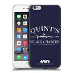 Head Case Designs Officially Licensed Jaws Quint's Shark Charter I Key Art Soft Gel Case Compatible With Apple iPhone 6 Plus/iPhone 6s Plus