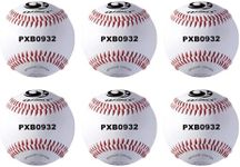 PHINIX Soft Cushioned Baseball Safety Baseball for Indoor and Outdoor Training (9 inch, 6 Balls)