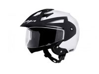 Vega Crux ISI Certified Flip-Up Helmet for Men and Women with Clear Visor(White, Size:L)