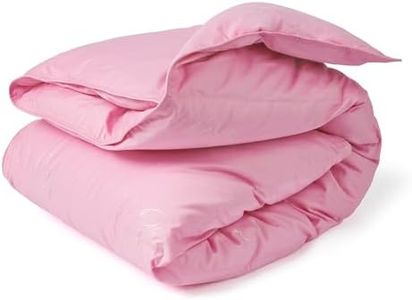 ZPECC Toddler Goose Down Comforter, Hypoallergenic Baby Duvet Insert, Soft Lightweight All Season Quilt Blanket for Crib Daycare Stroller