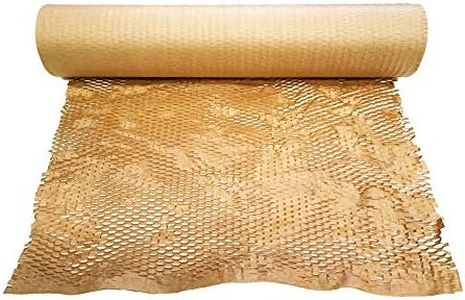 Honeycomb Kraft Paper Cushioning Wrap Roll Eco Packaging 500mm x 90m Bubble Wrap Alternative for Packing & Moving