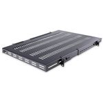 StarTech.com 1U Adjustable Vented Server Rack Mount Shelf - 250lbs - 19.5 to 38in Adjustable Mounting Depth Universal Tray for 19" AV/ Network Equipment Rack - 27.5in Deep (ADJSHELFHDV)