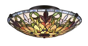 Fine Art Lighting Valentino Flush Mount Tiffany Ceiling lamp