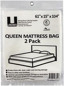 UBOXES Queen Size Mattress Covers/Bags 61" x 15" x 104" Moving Supplies (QUEENCOVER02)