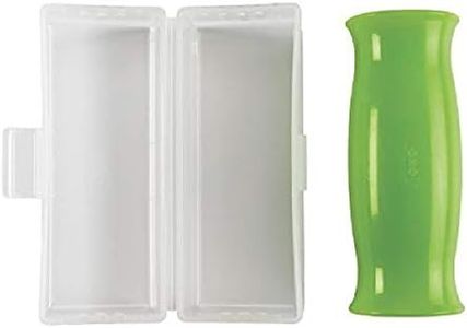 OXO Good Grips Silicone Garlic Peeler with Stay-Clean Storage Case,Clear,1EA
