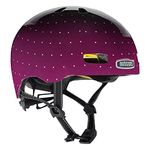 Nutcase Fahrradhelm Street Mips, Plume - Violett, M, 10001090