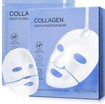 Collagen Face Mask 6PCS, Face Mask Overnight Collagen Face Mask, Lifting Mask for Anti Wrinkle, Deeply Hydratio, Repair, Improve Skin Problems