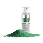 Sugarflair Fusion Green Edible Glitter Dust Spray (Non-Aerosol) - Add a Shimmering Sparkle to Cakes, Cupcakes, Chocolate, Baking, Desserts, Ice Cream, Drinks, Cocktails and more - 10g