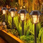 ENSLI Solar Pathway Lights Outdoor,