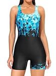 ATTRACO Women's One Piece Boyleg Sw