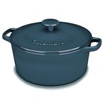 Cuisinart CI650-25BG Classic Enameled Iron Cookware, Cast, Provencal Blue