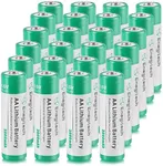 Enegitech AA Lithium Battery, Doubl