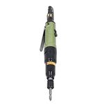 1500RPM Preset Fixed Torque Handheld Pneumatic Clutch Screwdriver Push Down Automatic Stop Pneumatic Screwdriver for Screws 4mm External Diameter and 15mm Length