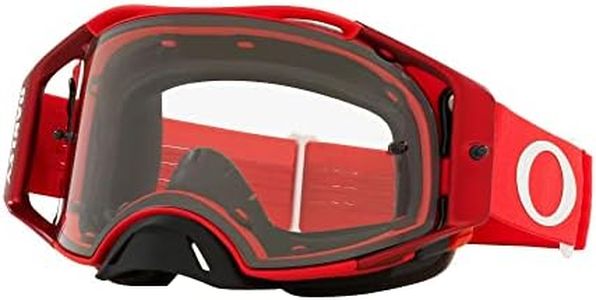 Oakley ABMX Moto Adult Off-Road Motorcycle Goggles - Red/Clear/One Size