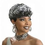 Pixie Cut Wig Short Curly Wigs for 