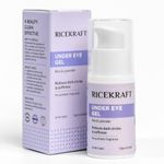 RiceKraft Under Eye Cream For Dark Circles, Wrinkles, Puffy Eyes, Anti ageing | Cruelty-Free, Paraben Free | with Rice Extract, Lavender, Green Tea | No Synthetic Fragrance | For Men and Women - 15g