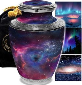 Galaxy Cremation Urn for Ashes for Women - Beautifully Handcrafted & Personalized Cremation Urns for Human Ashes Adult Female