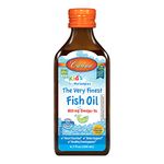 Carlson Laboratories Very Finest Fish Oil Orange for Kids, 200ml