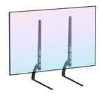 Holdfiturn Universal TV Stand Metal TV Legs for 32''-70'' LCD LED Flat Screen TV Height Adjustable with VESA 200x200mm to 400x400mm Max Holds 50kg