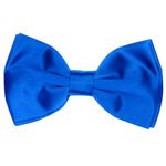 PELUCHE Essentials Premium Satin Blue Bowtie for Men- Comes in a Gift Box