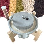 Natural Granite Handmade Stone Mill Hand Grain Mill Grinder for Flour handmade stone mill grinding wet Manual Bluestone Food Pulverizer Dry Wet Mills for Spice Barley Soybean Classic Rice Pastewheat