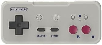 Retro-Bit Origin8 2.4 GHz Wireless Controller For Nintendo Switch & NES - USB & NES receivers included - GB Grey