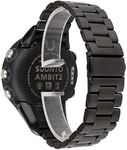 Demupai Replacement Strap Metal Watch Band for Suunto Ambit 2/2S/2R/3 Sport/3 Run/3 Peak (Black)