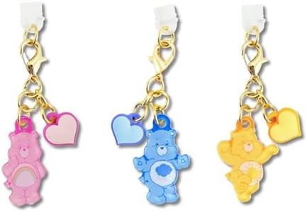 Sonix Dust Plugs - USB C + Lightning Compatible - Care Bears Character Charging Port Charms (3 Pack) - Funshine Bear, Cheer Bear, Grumpy Bear