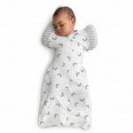 Love To Dream™ Swaddle UP™ Transition Bag, Large 8.5–11 kg – Rainbow Dream | Snug Fit with Zip-Off Wings | 1.0 Tog Ideal for Spring & Summer (20–24°C) | Machine Washable Cotton & Double Zip