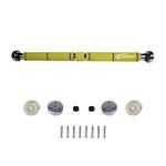 Joyfit Home Exercise Pull Up Bar|Door Safety Cap with Perfect Door Frame Fit|Chin up Bar with Easy Installation| Long Foam Grips for Upper & Lower Body Exercises for Men & Women (Yellow & Blue)