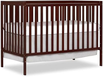 Dream On Me Synergy 5-In-1 Convertible Crib In Espresso, Greenguard Gold Certified