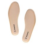 Knixmax Women Memory Foam Insoles Comfort Inner Soles Beige 4UK - 37EU