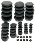 50 Piece Plastic Plugs for Round Holes - Auto Body Plugs - Body Plugs - Sheet Metal Plugs - Hole Plugs Automotive - Body Plugs Automotive