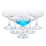 Shot Glasses, 4oz Cocktail Glasses Set of 6/True Coupe Glasses /Martini Glasses/Margarita Glasses/Daiquiri Glasses
