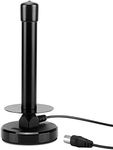 August DTA250 - High Gain Freeview TV Aerial - Portable Indoor/Outdoor Digital Antenna for USB TV Tuner/DVB-T Television/DAB Radio - with Magnetic Base