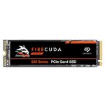 Seagate FireCuda 530 ZP2000GM3A013 2 TB Solid State Drive - M.2 2280 Internal - PCI Express NVMe (PCI Express NVMe 4.0 x4) - Black