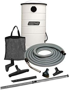 VacuMaid GV50WPRO Professional Wall Mounted Utility and Garage Vacuum with 50 ft Hose and Tools