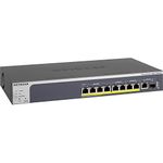 NETGEAR 10-Port Multi-Gigabit/10G Smart Managed Pro PoE Switch (MS510TXPP) - with 8 x PoE+ @ 180W, 1 x 10G SFP+, Desktop/Rackmount, and ProSAFE Lifetime Protection