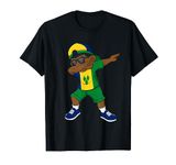 Dabbing Boy St. Vincent And Grenadines Flag Kids Dab Dance T-Shirt
