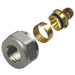 AB 1/2" Radiant/PEX Manifold Connector/Adaptor/Tubing Nuts (Pack of 10) for all loops