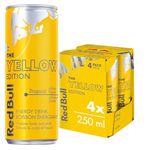 Red Bull Energy Drink, Tropical, 250ml (4 pack)