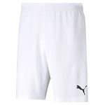 PUMA Men's Teamrise Short Shorts, Puma White-puma Black, M