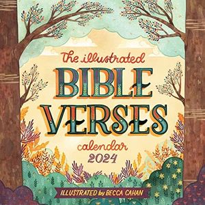 The Illustrated Bible Verses Wall Calendar 2024: Timeless Wise Words of the Bible