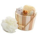 1 set Body Scrubber Kit Body Cleaning Tool Body Exfoliating Tool Kit Loofah Bath Brush Skincare Bathing