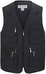 Gihuo Men's Fishing Vest Utility Sa