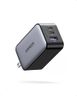 UGREEN Nexode 65W USB C Charger, 3 Port GaN Charger Foldable Tablet Charger Block Compatible with Tablet iPad, MacBook Pro/Air, Galaxy S24/S23/S22, Dell XPS 13, iPhone 15/14, Pixel, Black