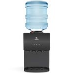 Avalon Top Loading Countertop Water Cooler Dispenser, 3 Tepmperature, Child Lock, UL/Energy Star- Black Stainless Steel