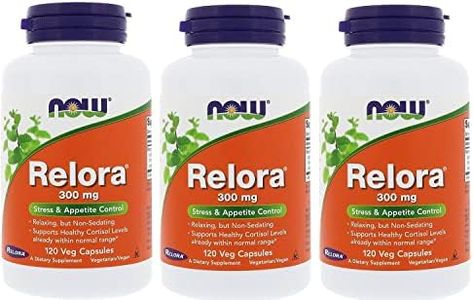 Now Foods Relora 300 mg, Veg-capsules, 120-Count (Pack of 3)