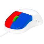 Clevy Kids Mouse - Colorful Ergonomic USB Computer and Laptop Kids Mouse for School and Home Computer Use - Wired Children Friendly Mouse Compatible with Windows, macOS, Chromebook